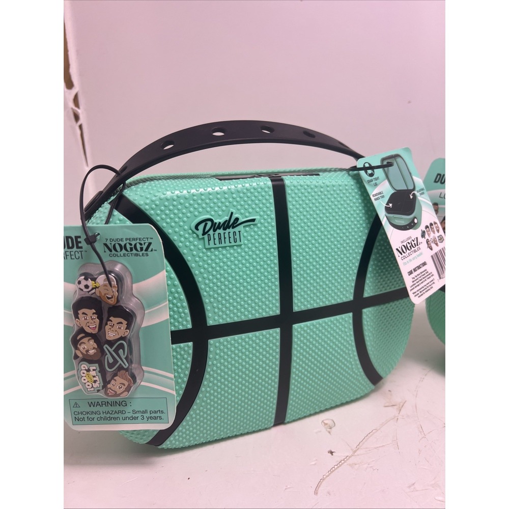 Dude Perfect Lunch Box Basketball Design w/ Noggz Collectibles, Divider